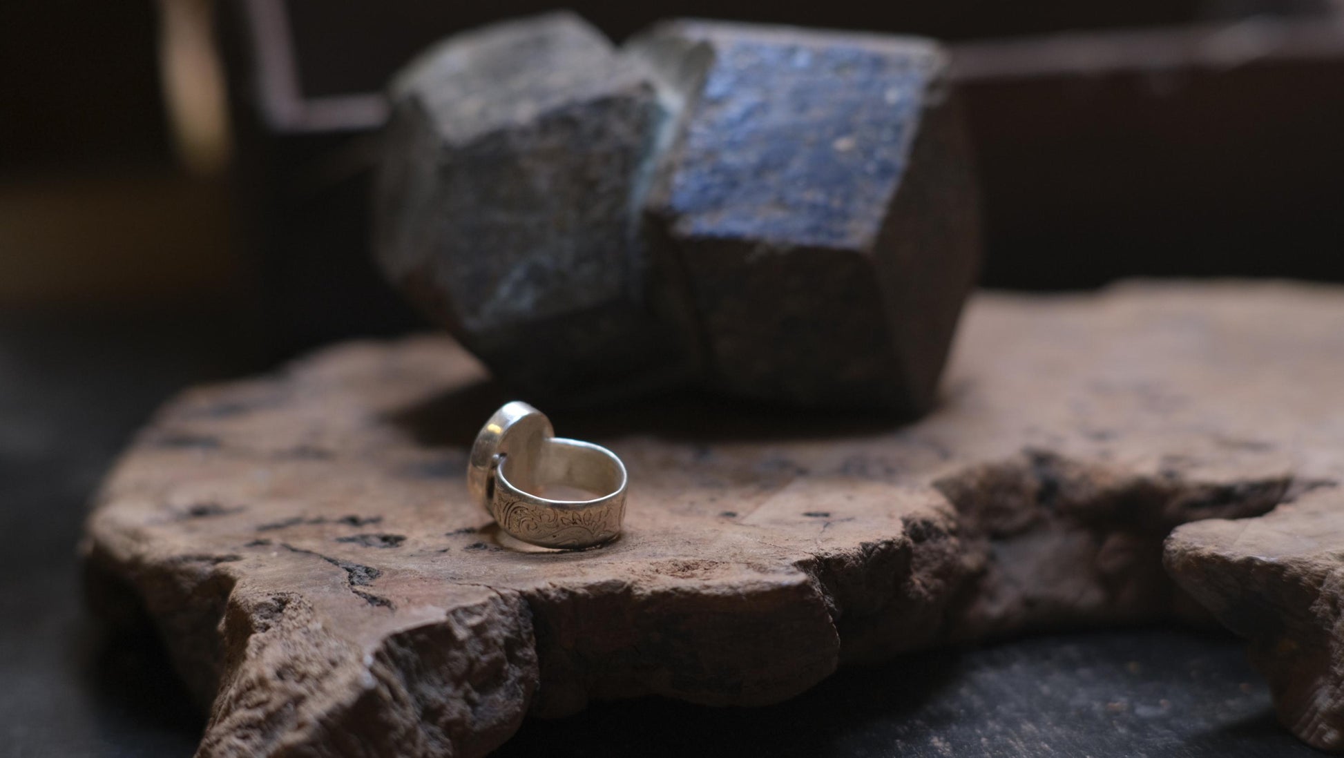 Lively blue natural turquoise ring set in sterling silver